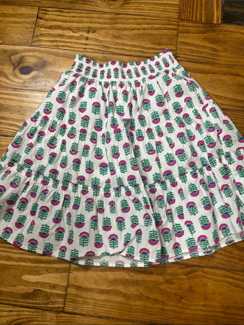 Crewcuts Girls Size 12 White Skirt w/Flowers